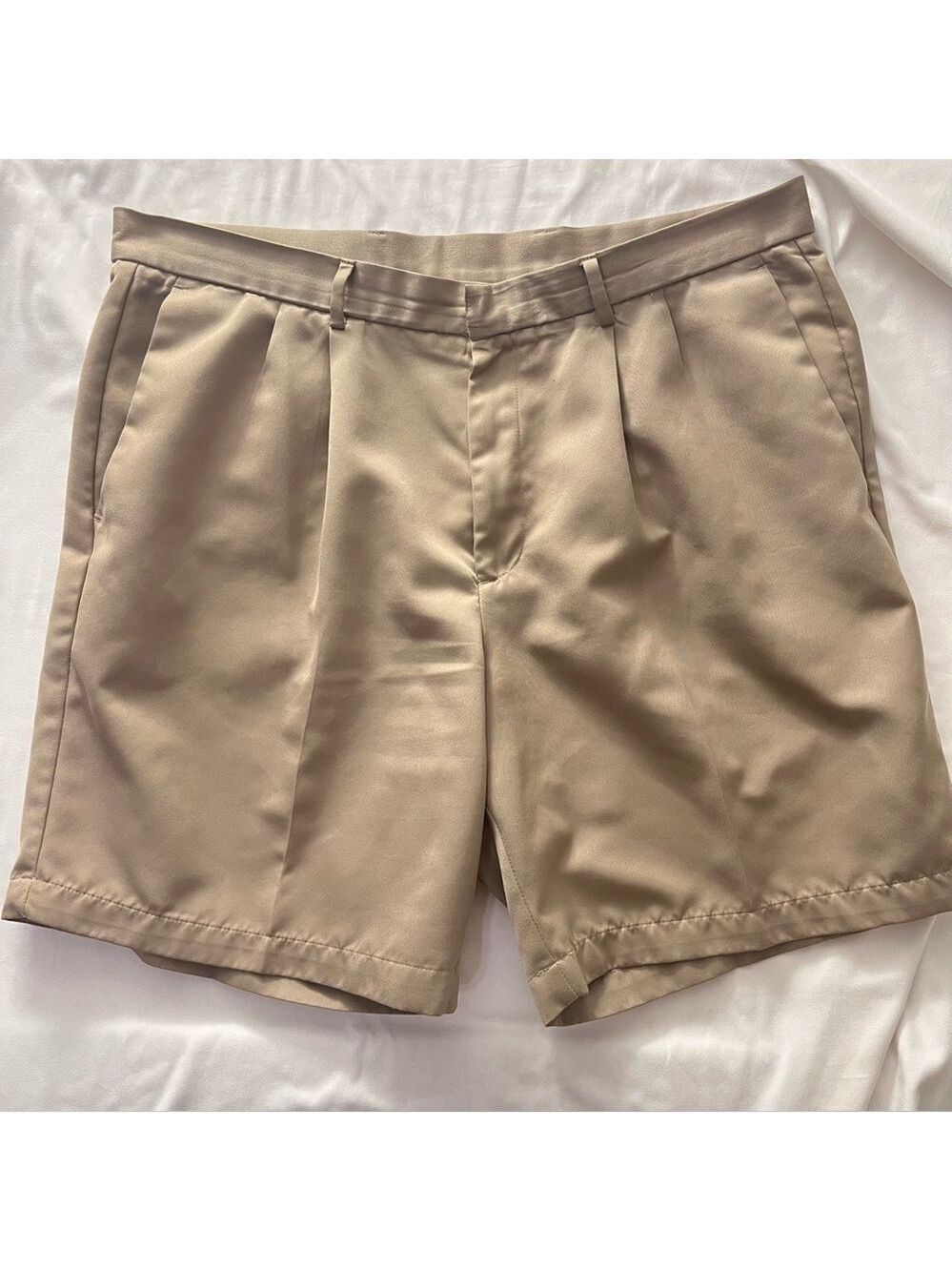 Dockers Golf Shorts Pleated Performance Khaki Men's 38
